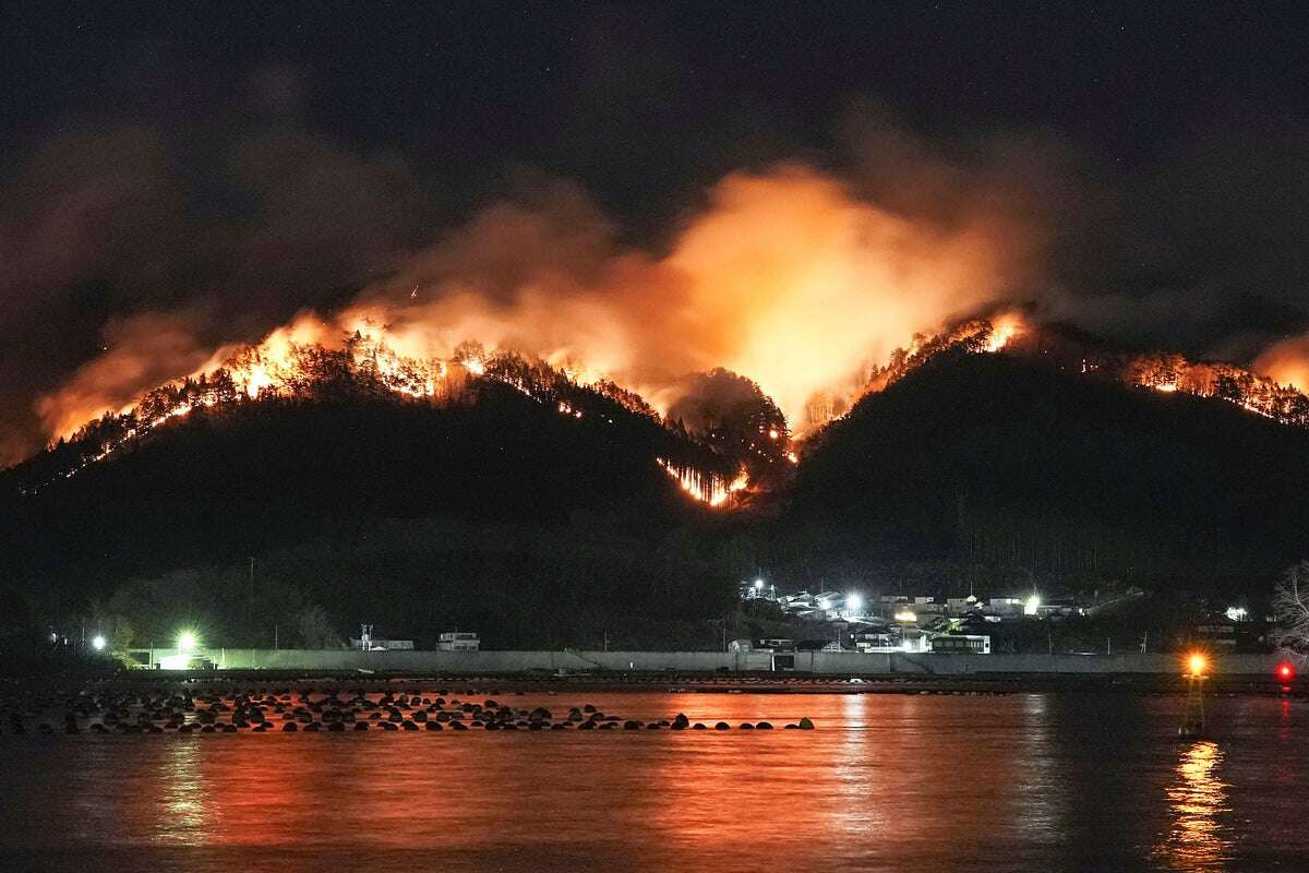 Japan may declare ‘severe disaster’ as wildfire burns for eighth day