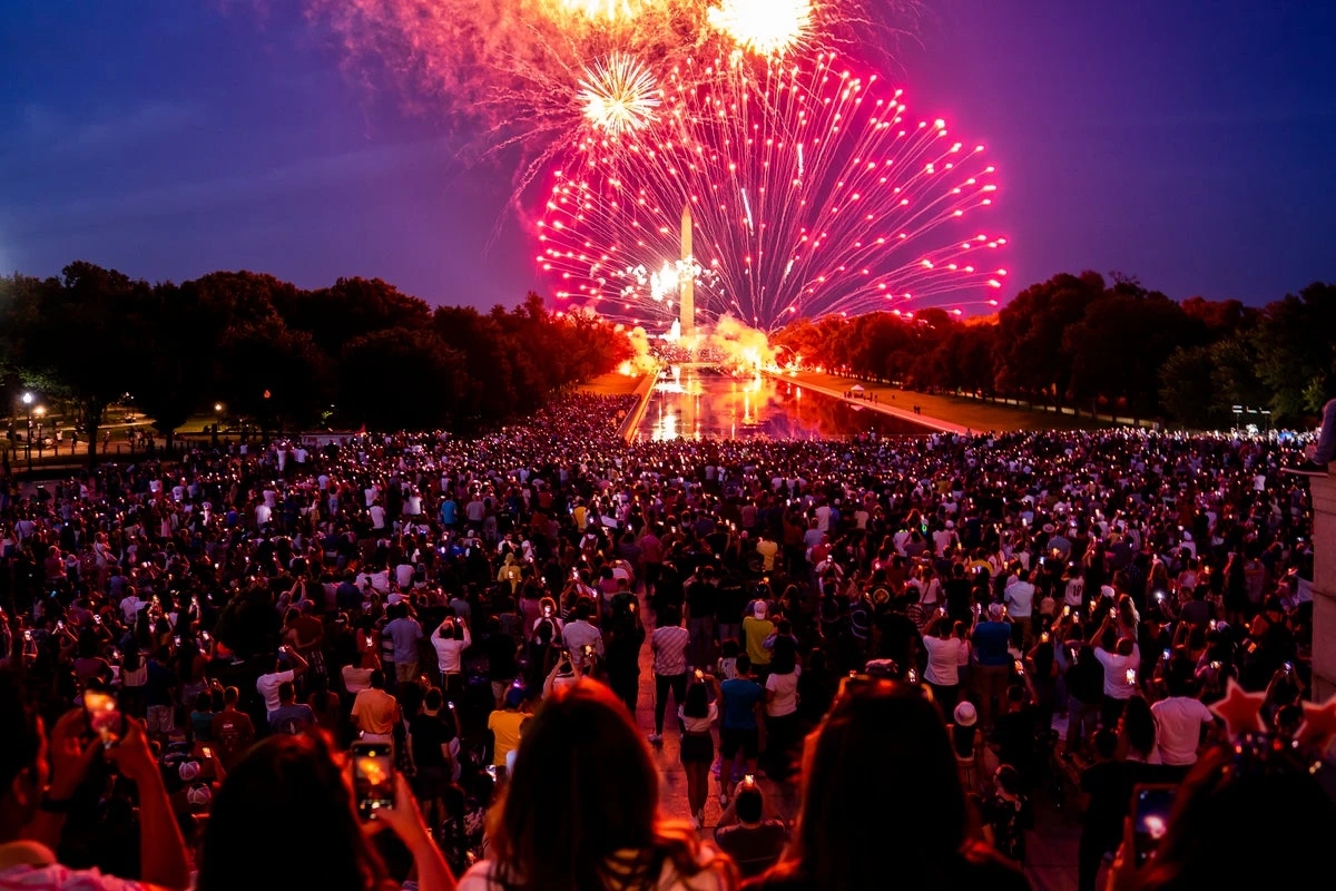 This is where there will be good Fourth of July fireworks weather