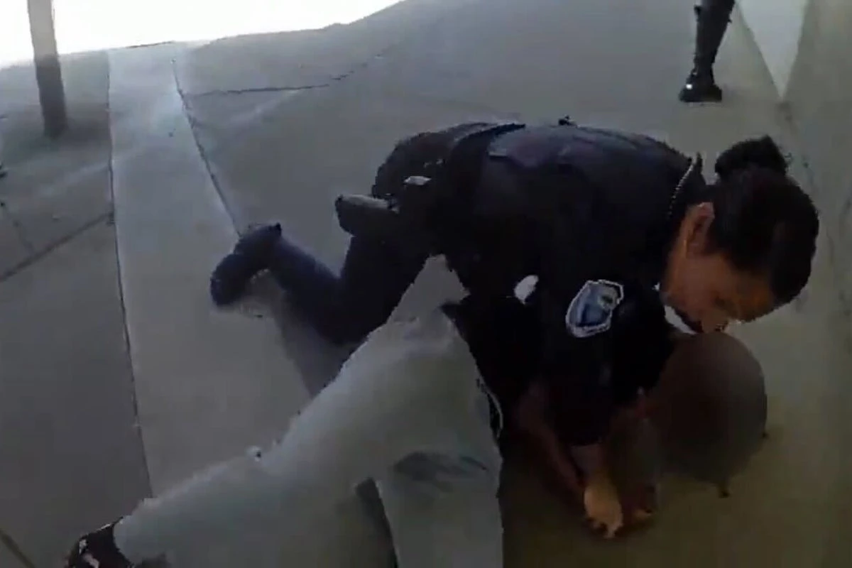 Investigation into California cop after video of her hitting teen