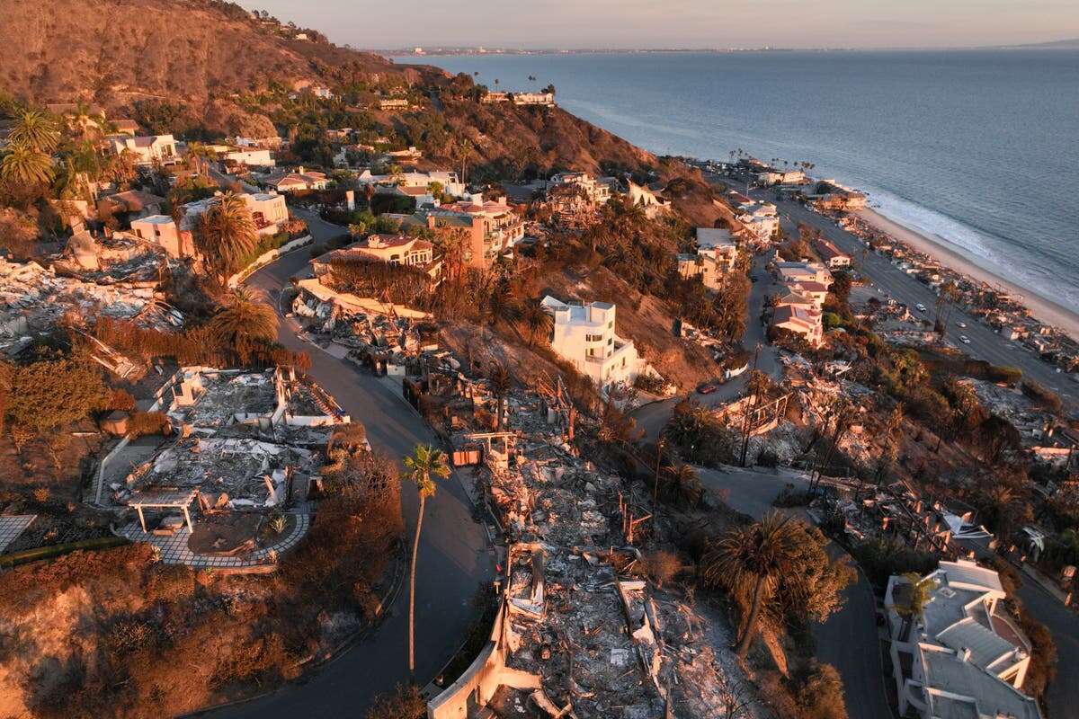 Why are lone homes left standing after the LA fires?