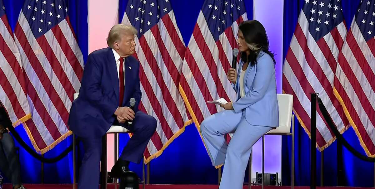 Trump admits he had no idea he was doing town hall with Tulsi Gabbard