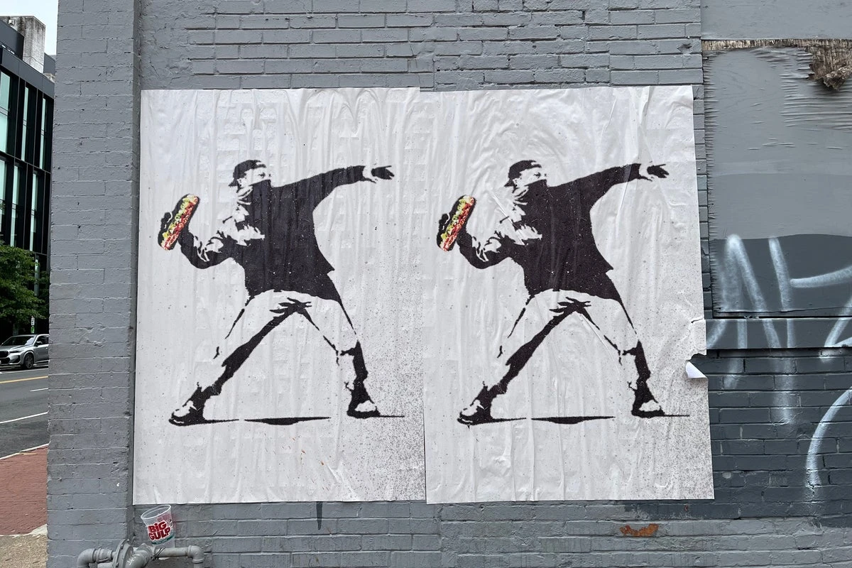 DC artists honor man who threw a sandwich at federal agents
