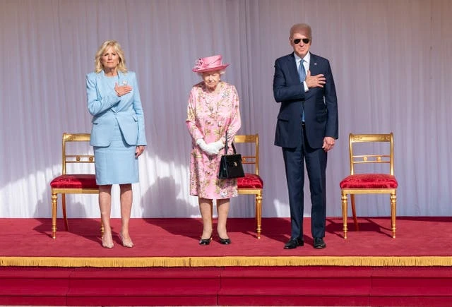 Expert claims Biden breached protocol wearing sunglasses to meet Queen