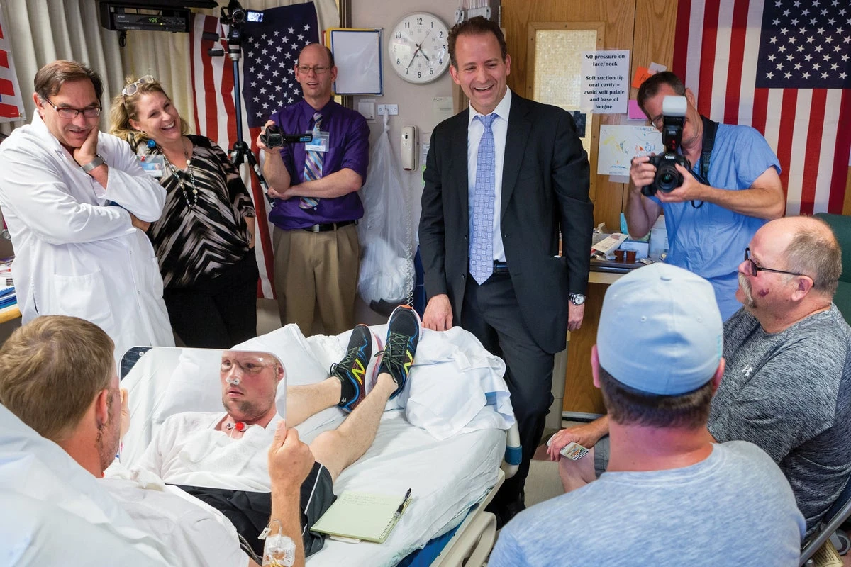 The 56-hour face transplant surgery that changed multiple lives