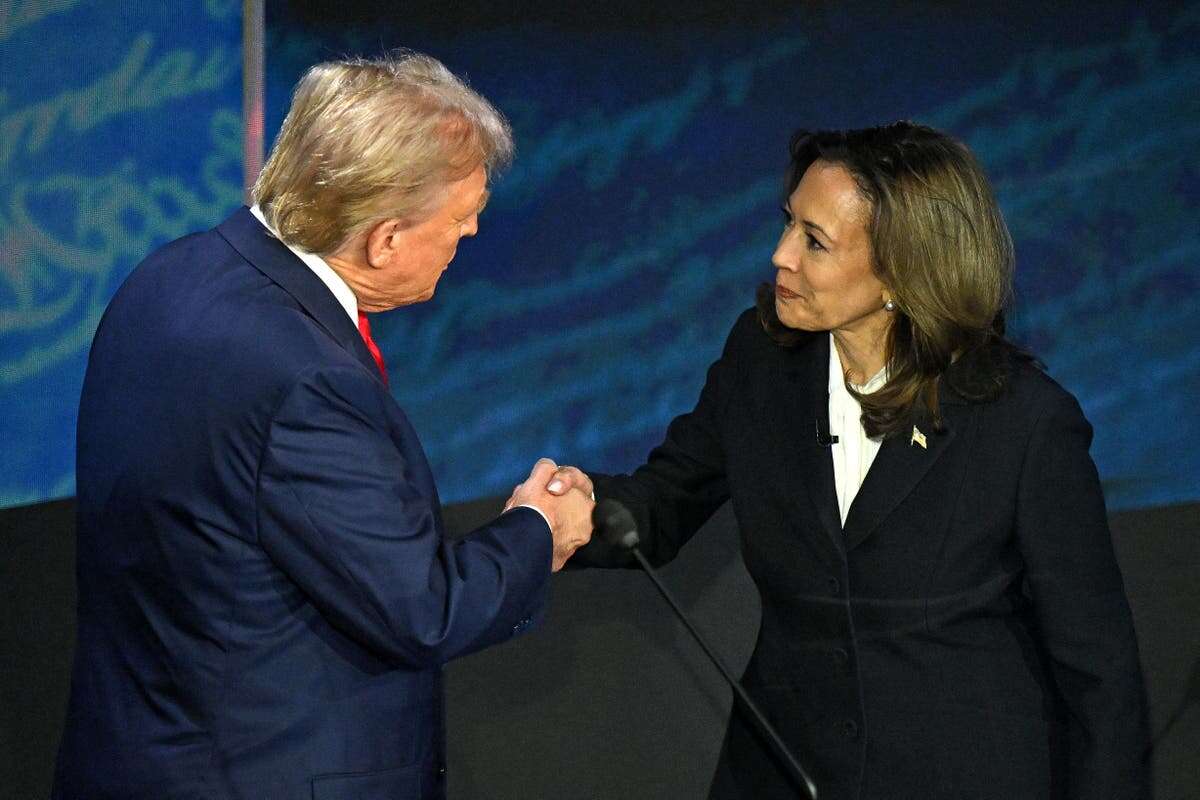 Trump and Harris trade jabs in pivotal debate