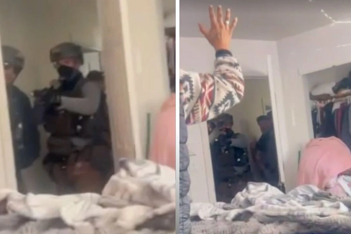 Family traumatized after ICE kicks down door with mom and baby inside