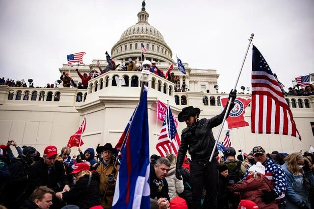 New video shows Capitol rioter attacking police officers