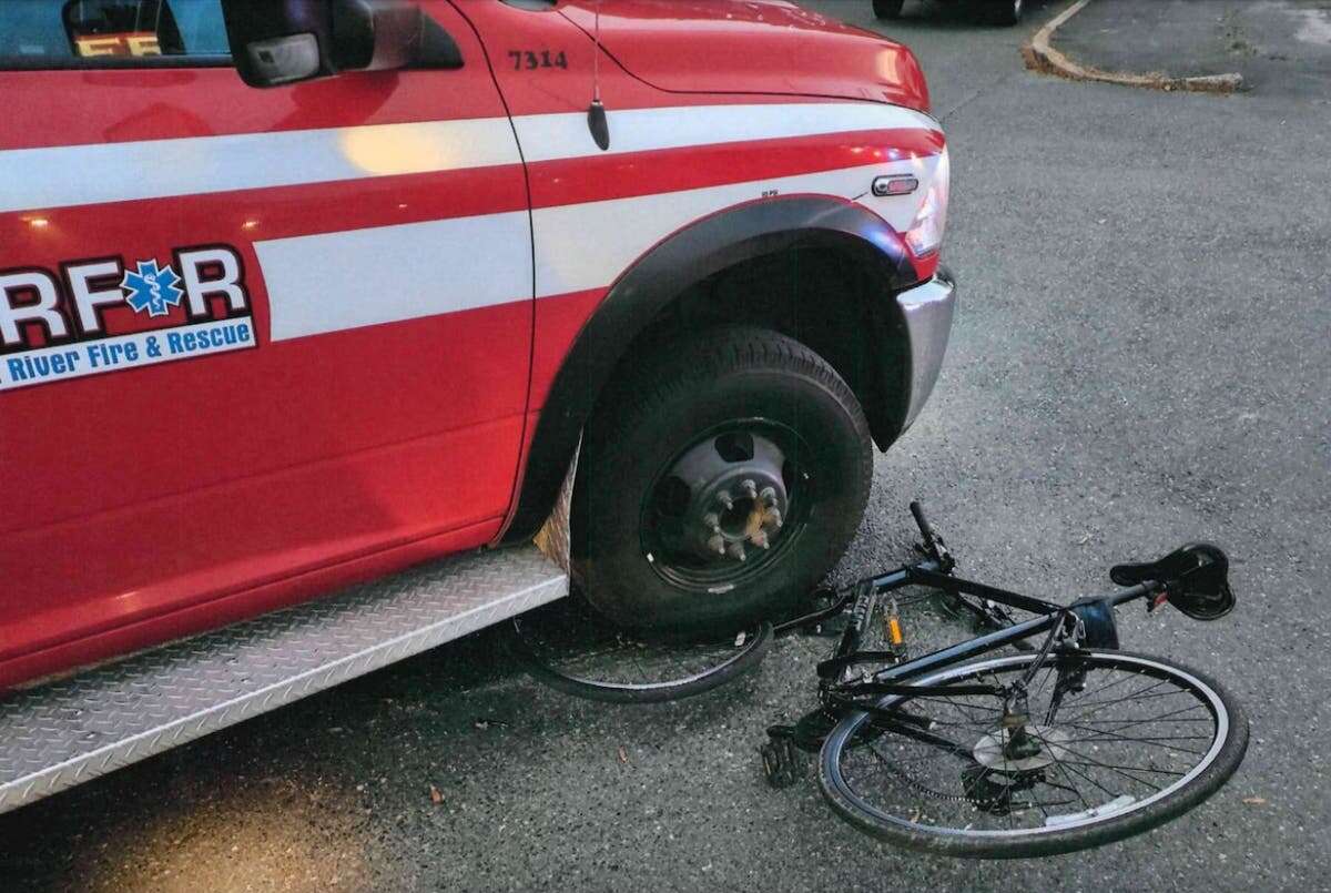 Cyclist says he was charged $1800 for ambulance after it ran him over