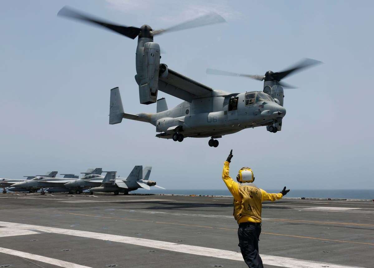 Remains of seventh crew member from crashed US Osprey aircraft found