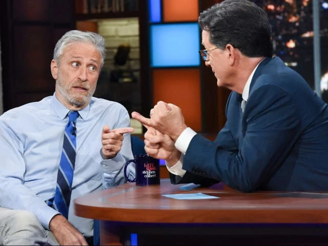 Late Show viewers call out Jon Stewart for pedalling lab leak theory