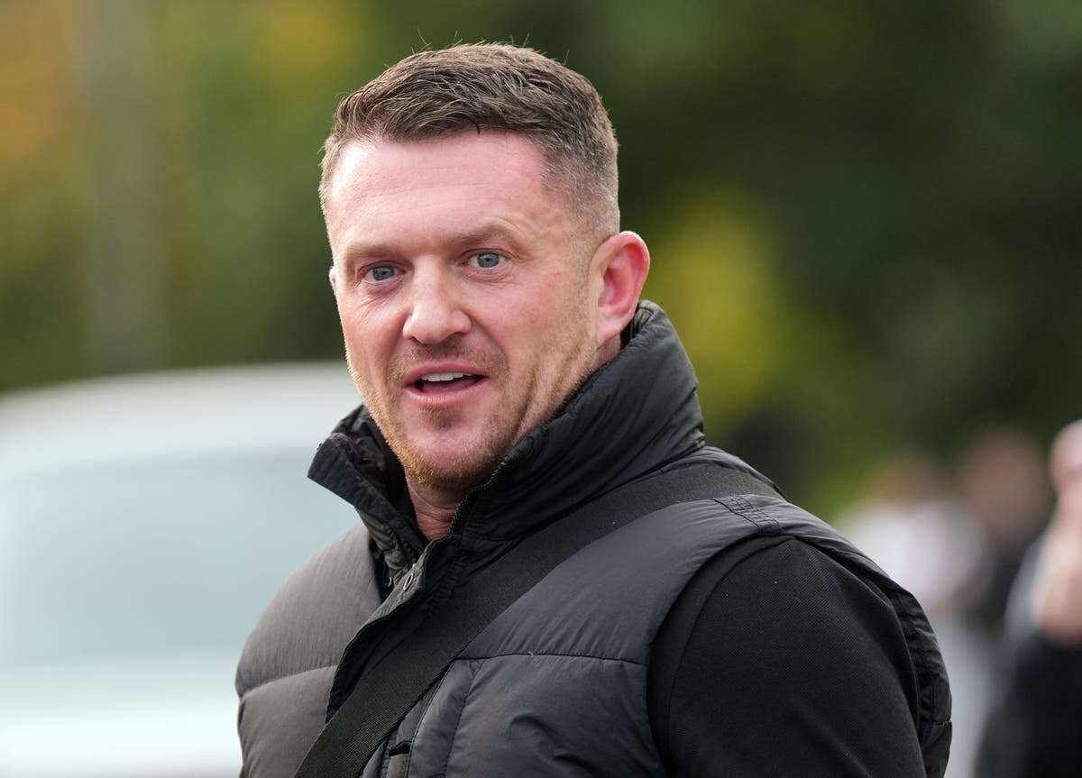 Tommy Robinson charged under terror laws