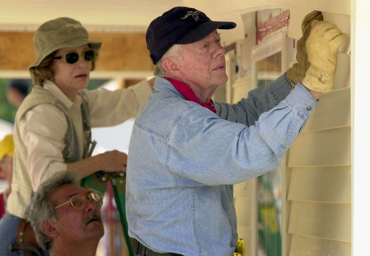 How Jimmy Carter built houses for the poor until his final years