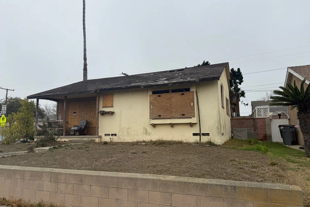 In California, even a small, burned-out home goes for $1 million