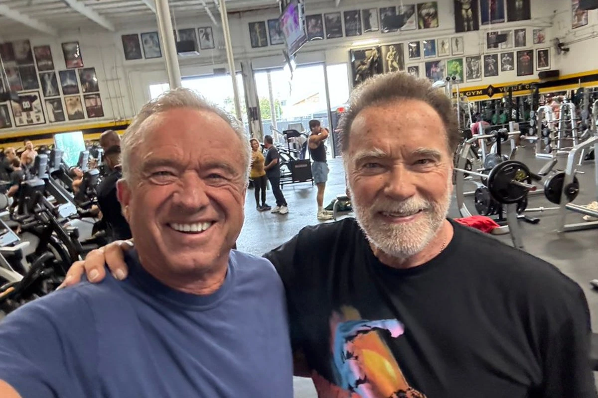 RFK Jr shares workout snap with Arnold Schwarzenegger in Venice Beach