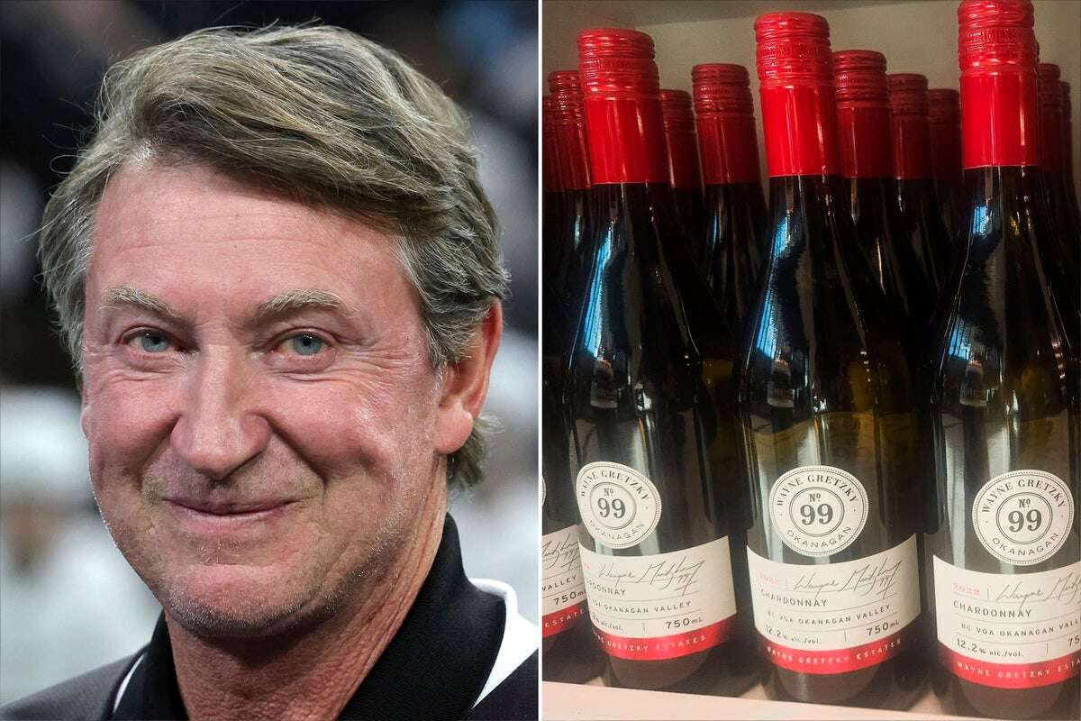 Were Wayne Gretzky’s wine labels tampered with over his Trump support?