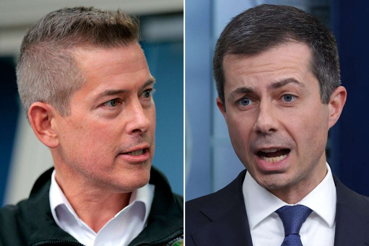 Transport Secretary Sean Duffy blames Pete Buttigieg for air disasters