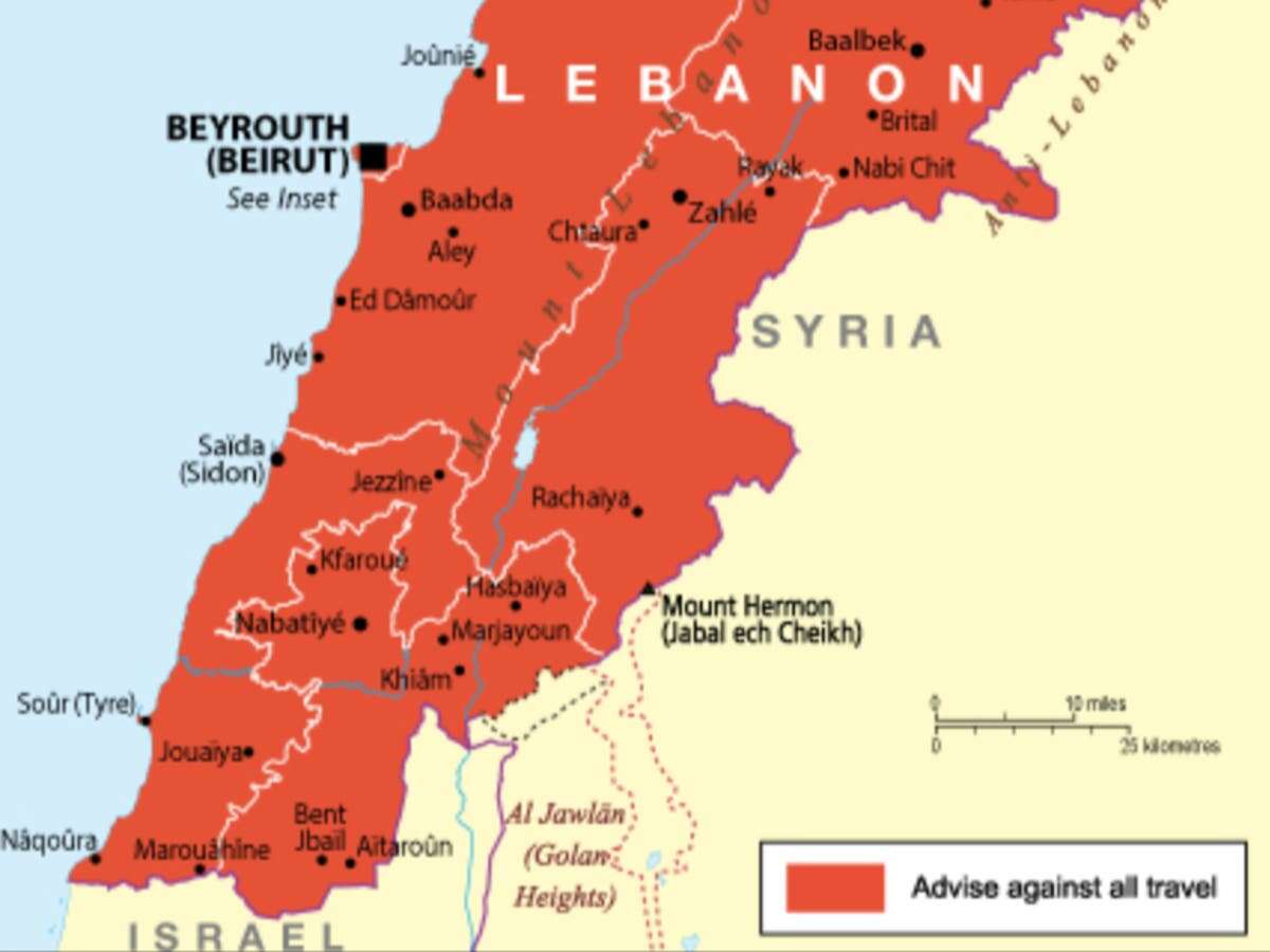 Lebanon travel advice after Britons told to leave immediately