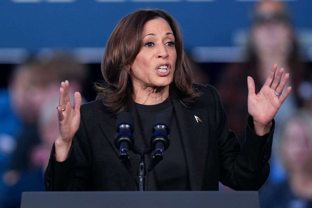 Watch live: Harris campaigns in Michigan as early voting kicks off