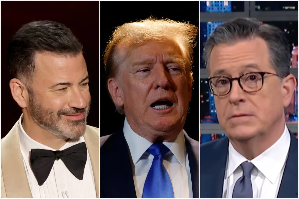 Stephen Colbert defends friend Jimmy Kimmel from Trump criticism