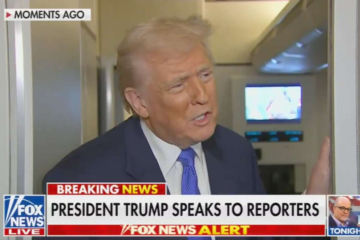 Trump gives rambling explanation for recent surge in plane crashes