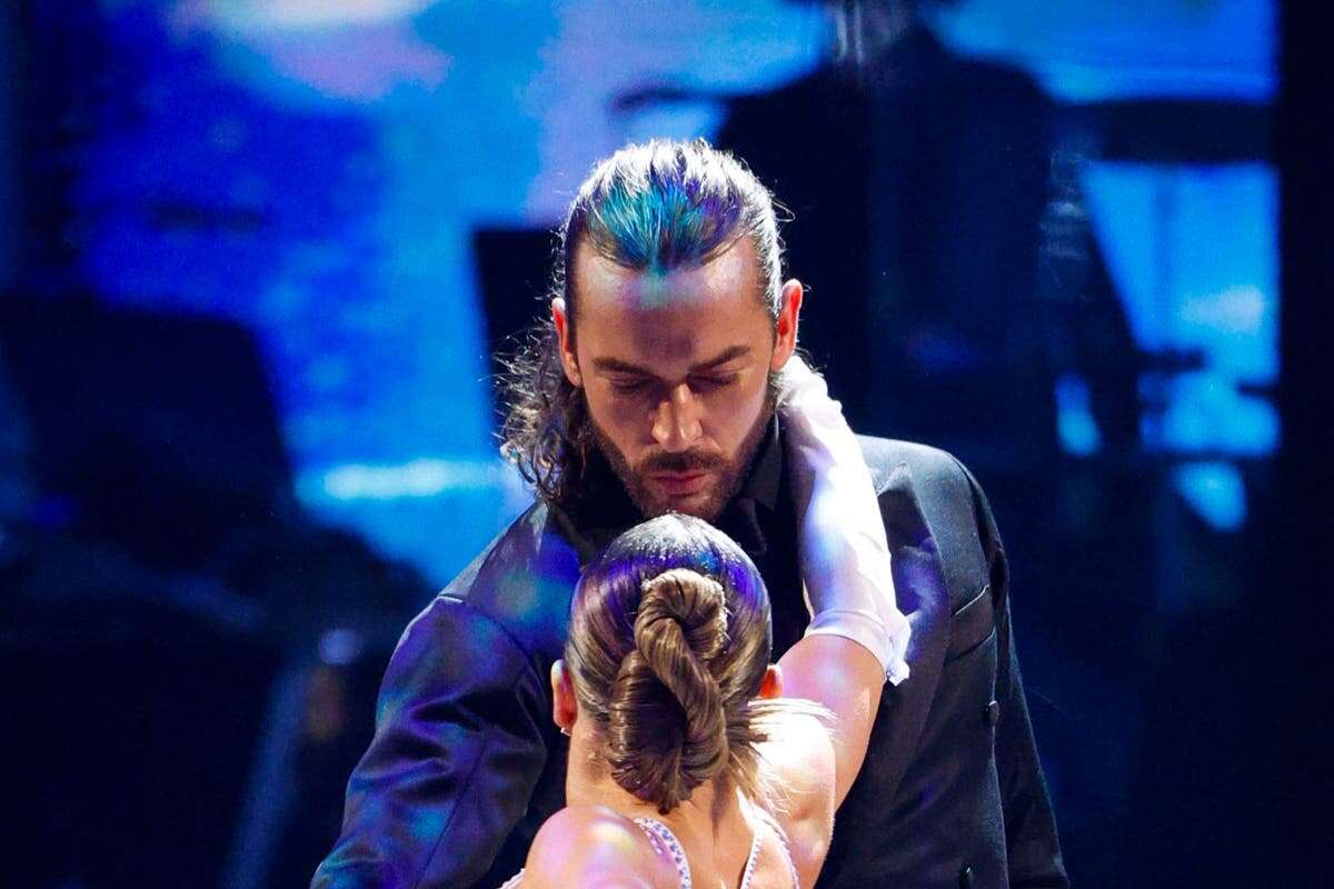 Strictly latest: Pete Wicks in action again after controversy