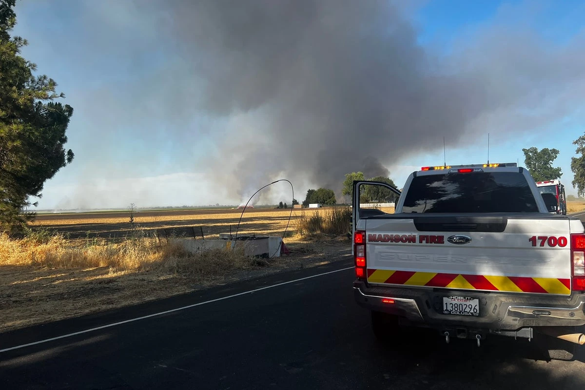 California fireworks warehouse catches fire and explodes