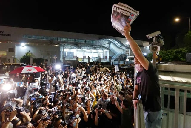 Hong Kong’s Apple Daily deletes social media accounts and websites
