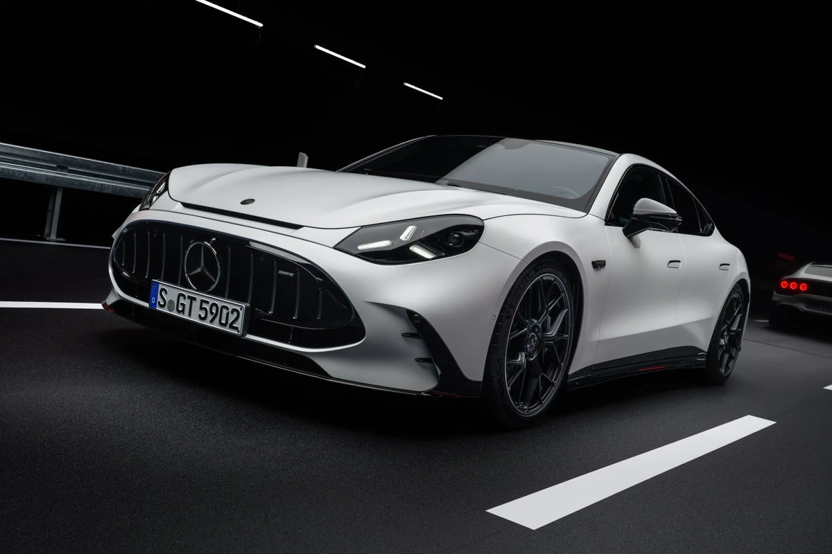 New electric Mercedes-AMG GT packs British tech and a V8 soundtrack