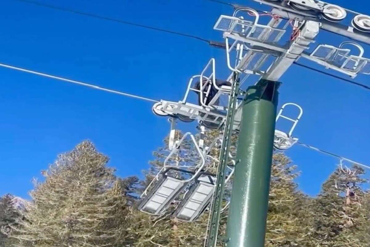 Five injured after chairlift crash at ski resort throws of riders