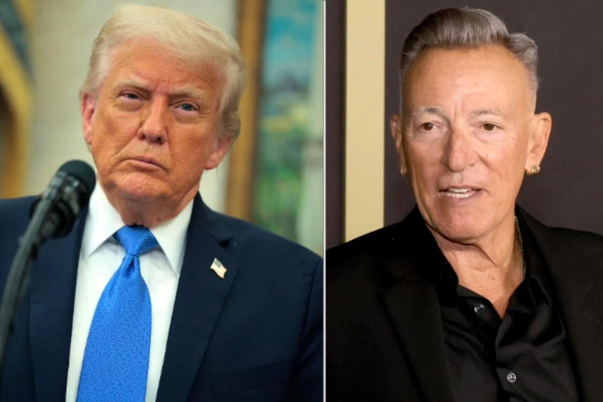 Trump posts AI video of him hitting Bruce Springsteen with a golf ball