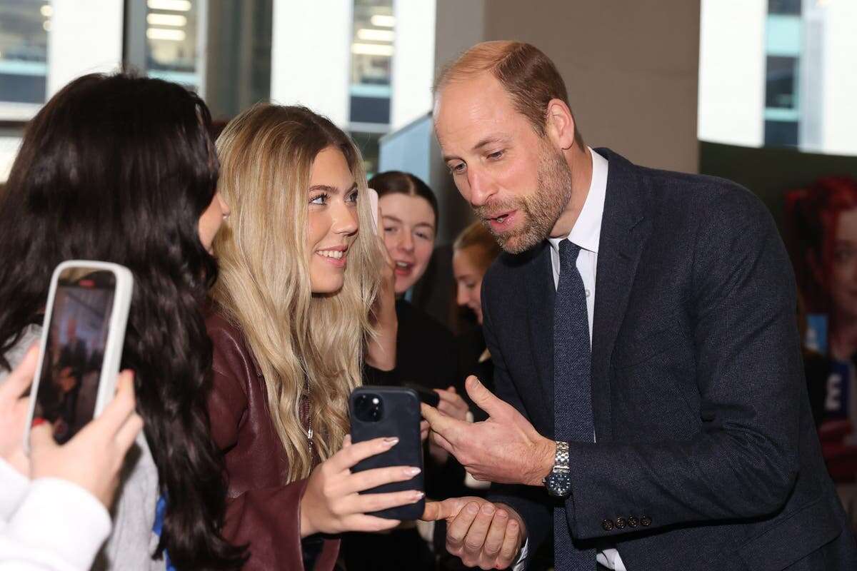 Prince William stars in first ever TikTok as King opens foodbank