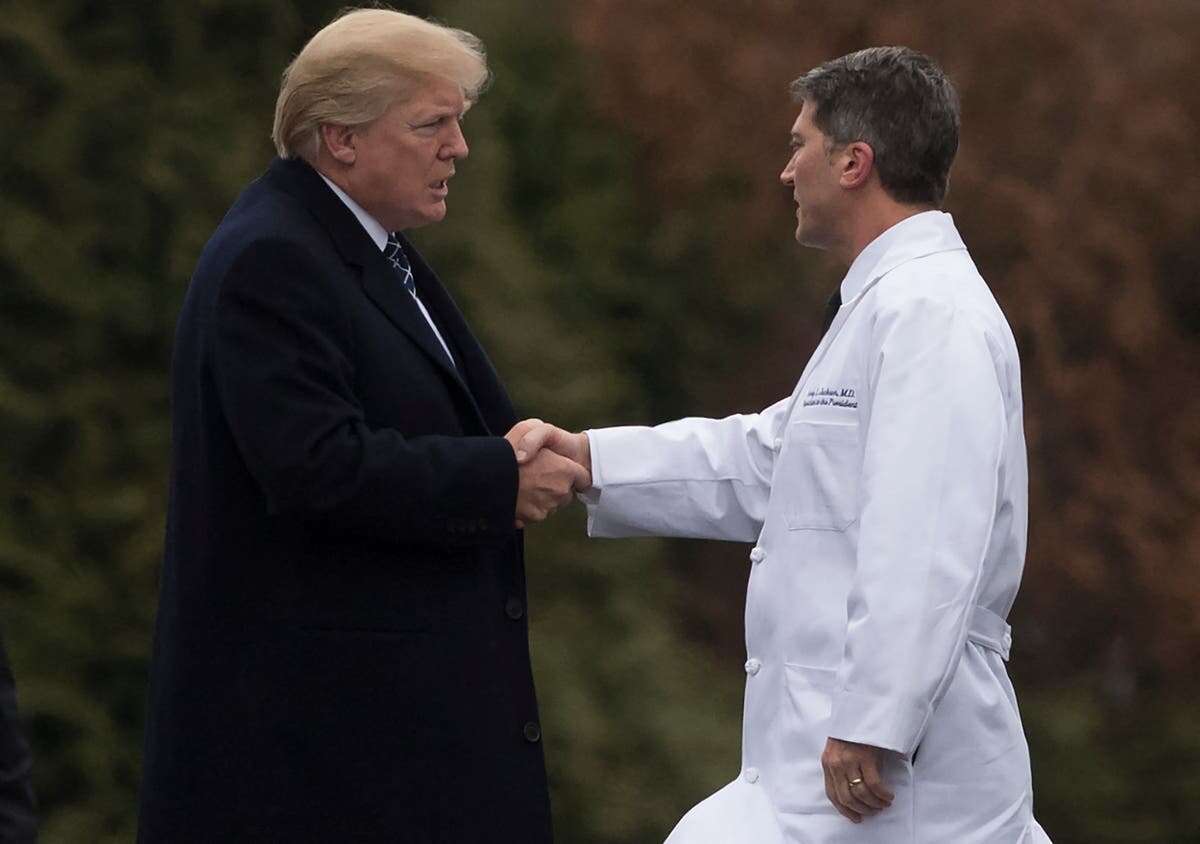 Trump forgets the name of his White House doctor