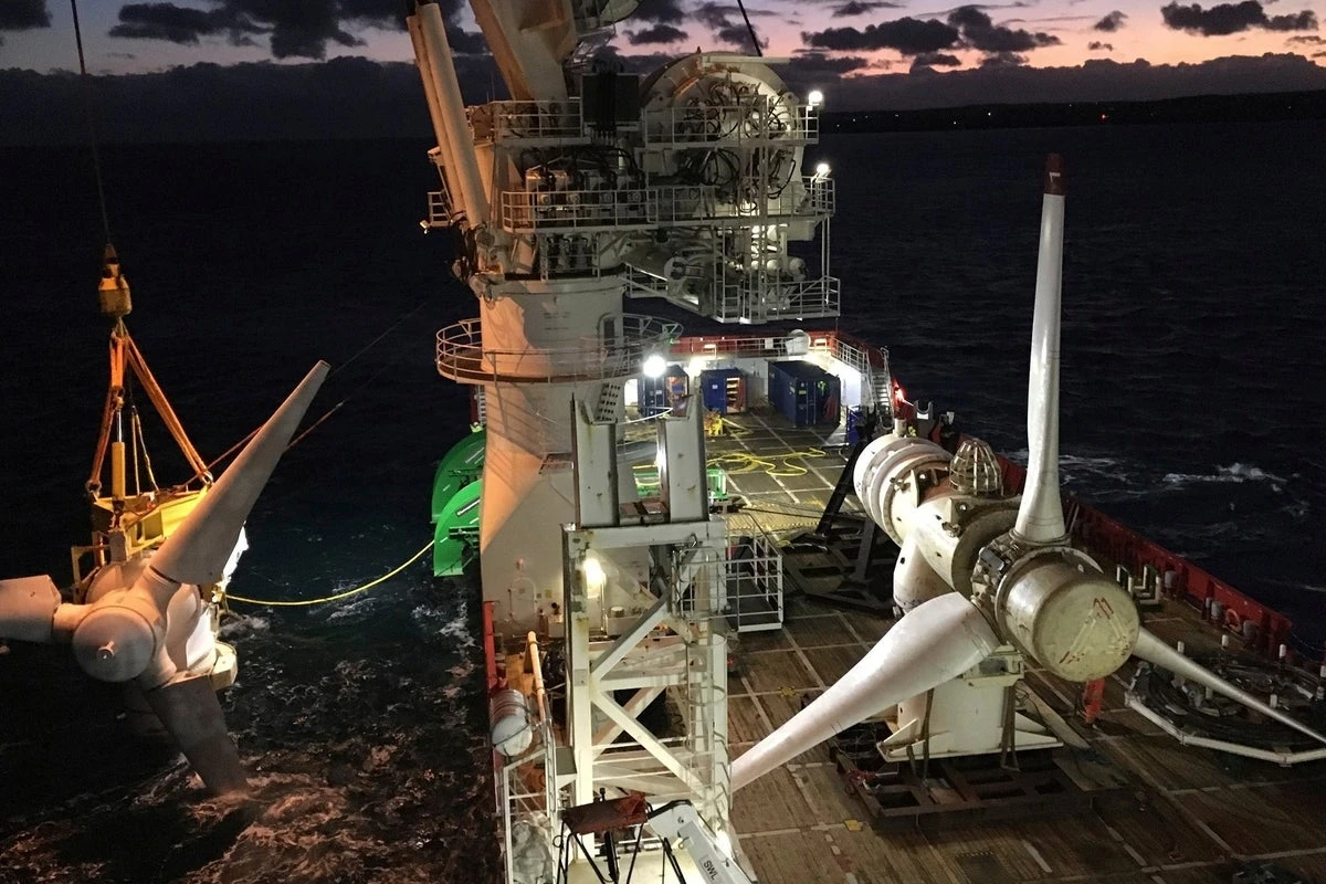 Energy breakthrough as underwater turbine spins for six years