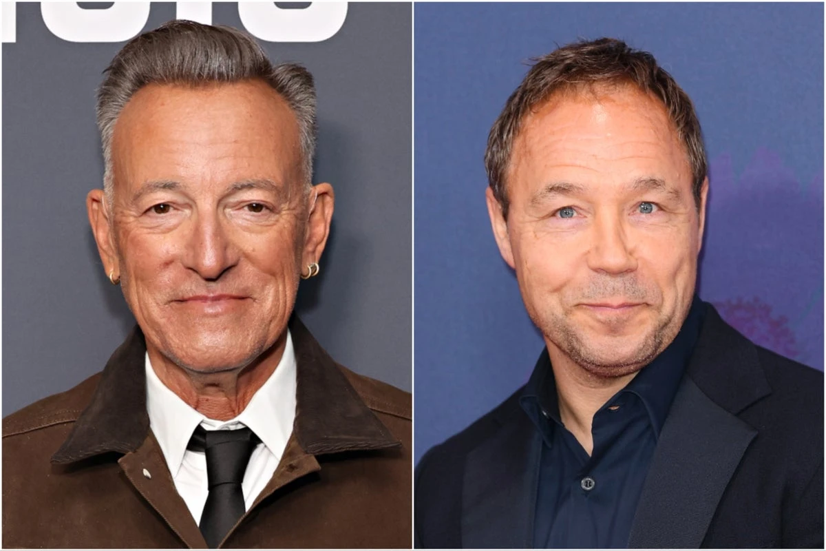 Bruce Springsteen and Stephen Graham enjoy lunch in Yorkshire village