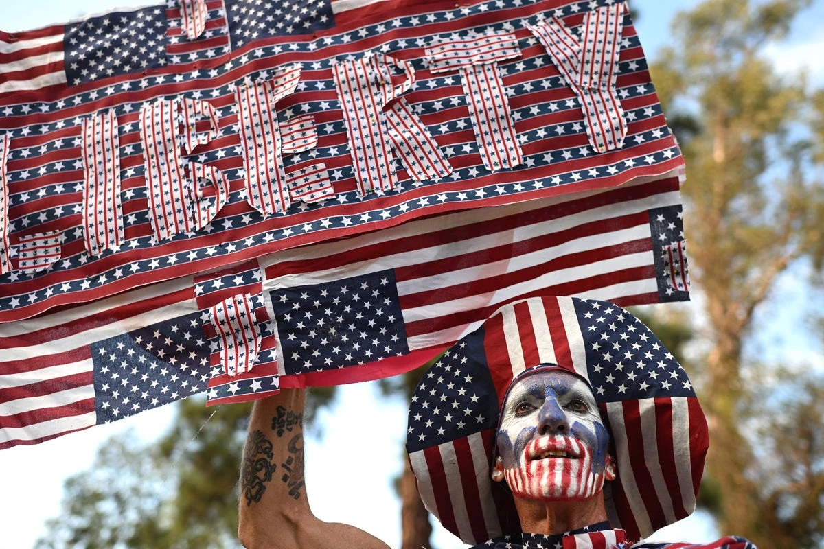Thousands take to the streets at anti-Trump rallies across the US