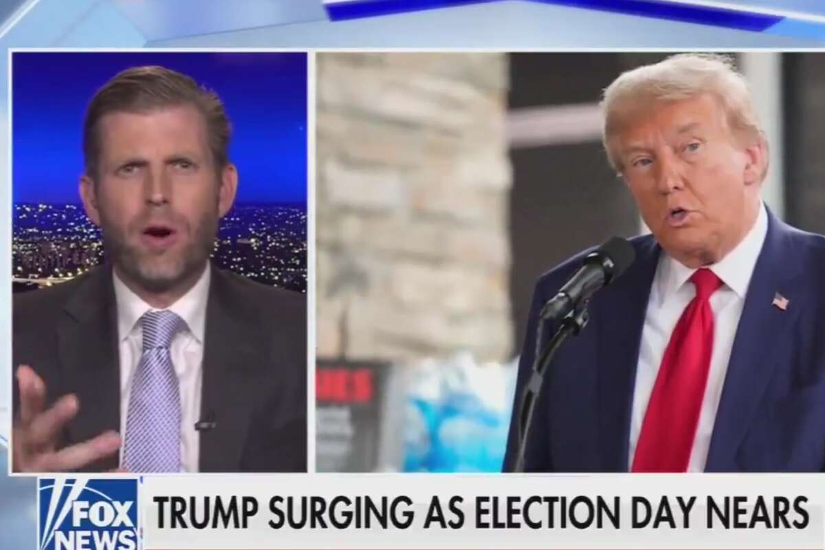 Eric Trump insists his dad was ‘locked in’ for Bloomberg interview