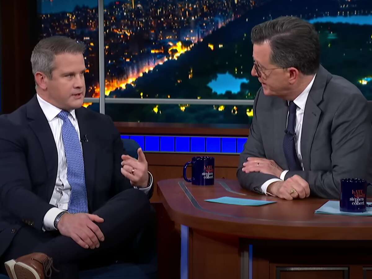 Kinzinger tells Colbert he’s would go to prison to stand up to Trump