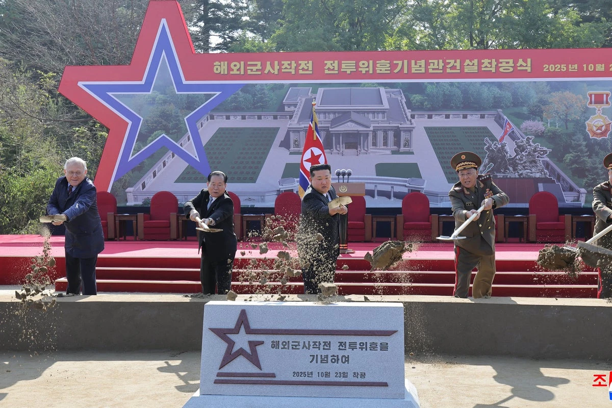 North Korea builds memorial to fallen soldiers of Ukraine war