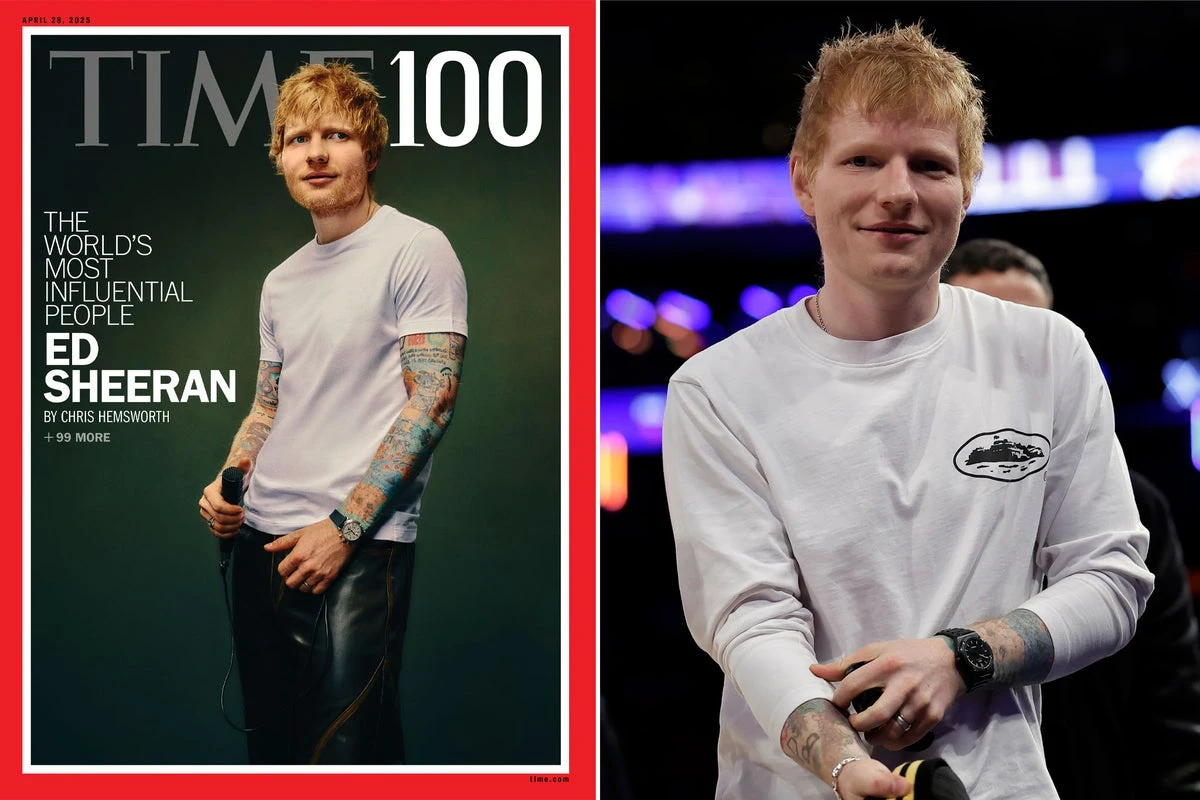 Ed Sheeran named as one of Time’s 100 Most Influential People