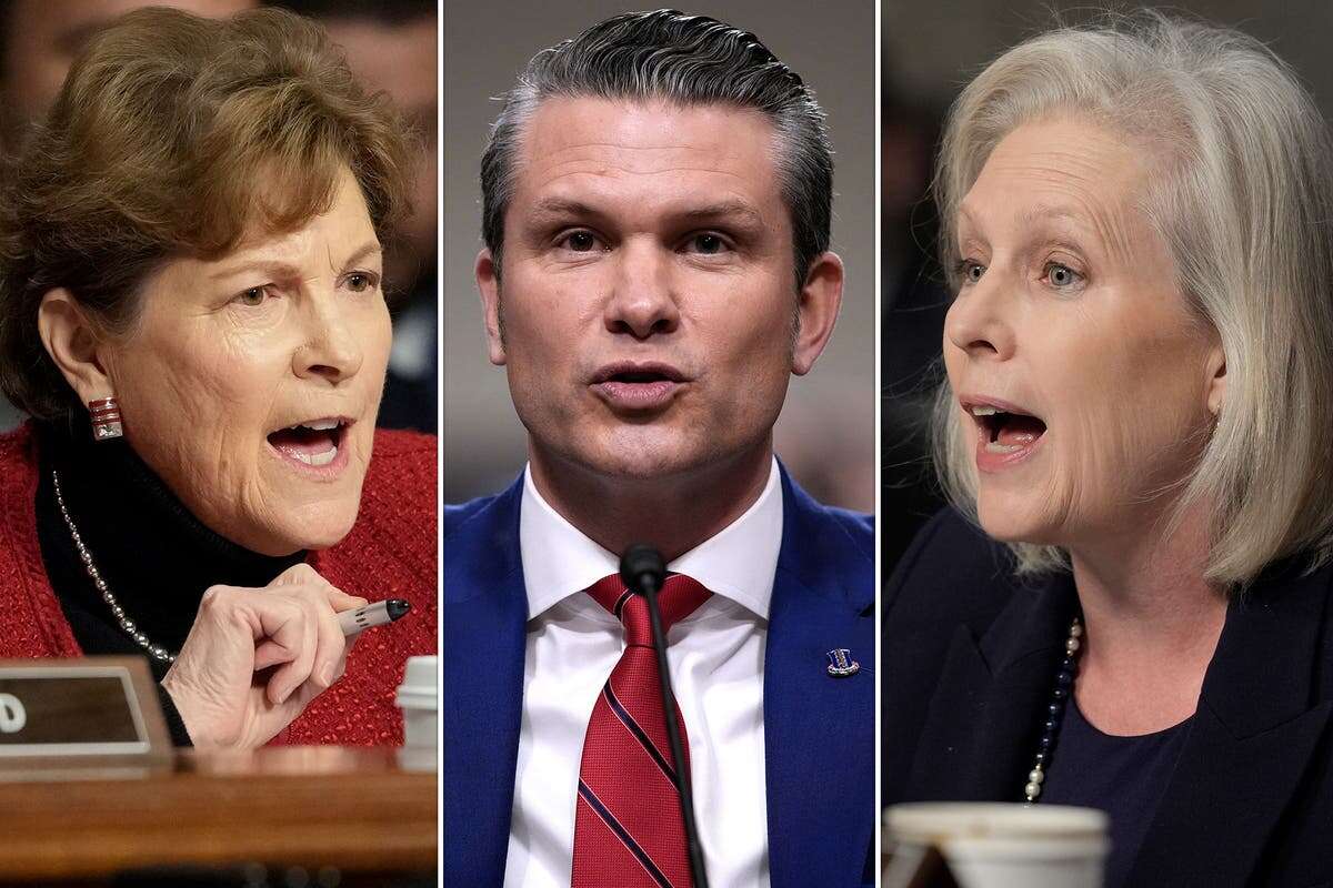 Dem senators skewer Pete Hegseth over views on women in the military