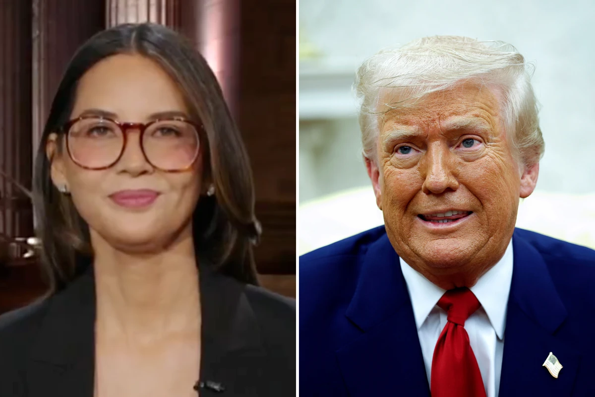 Olivia Munn mocks Trump’s tariffs in surprise Daily Show return