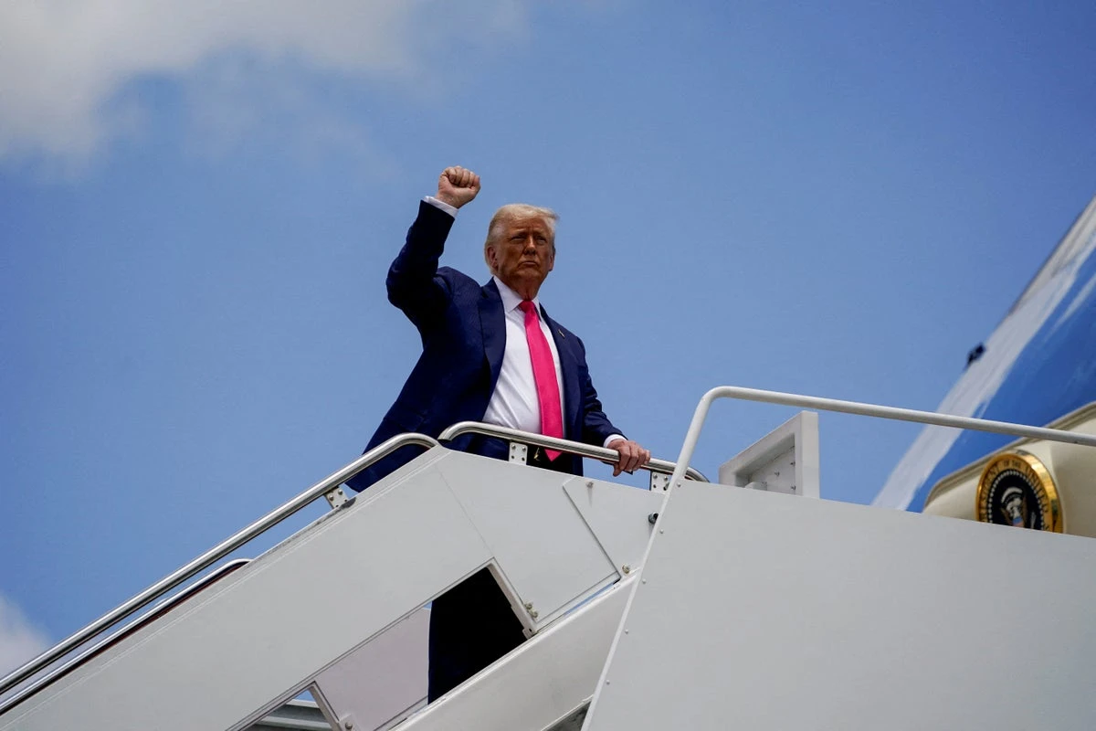 Trump dodges question on whether he appears in the Epstein files