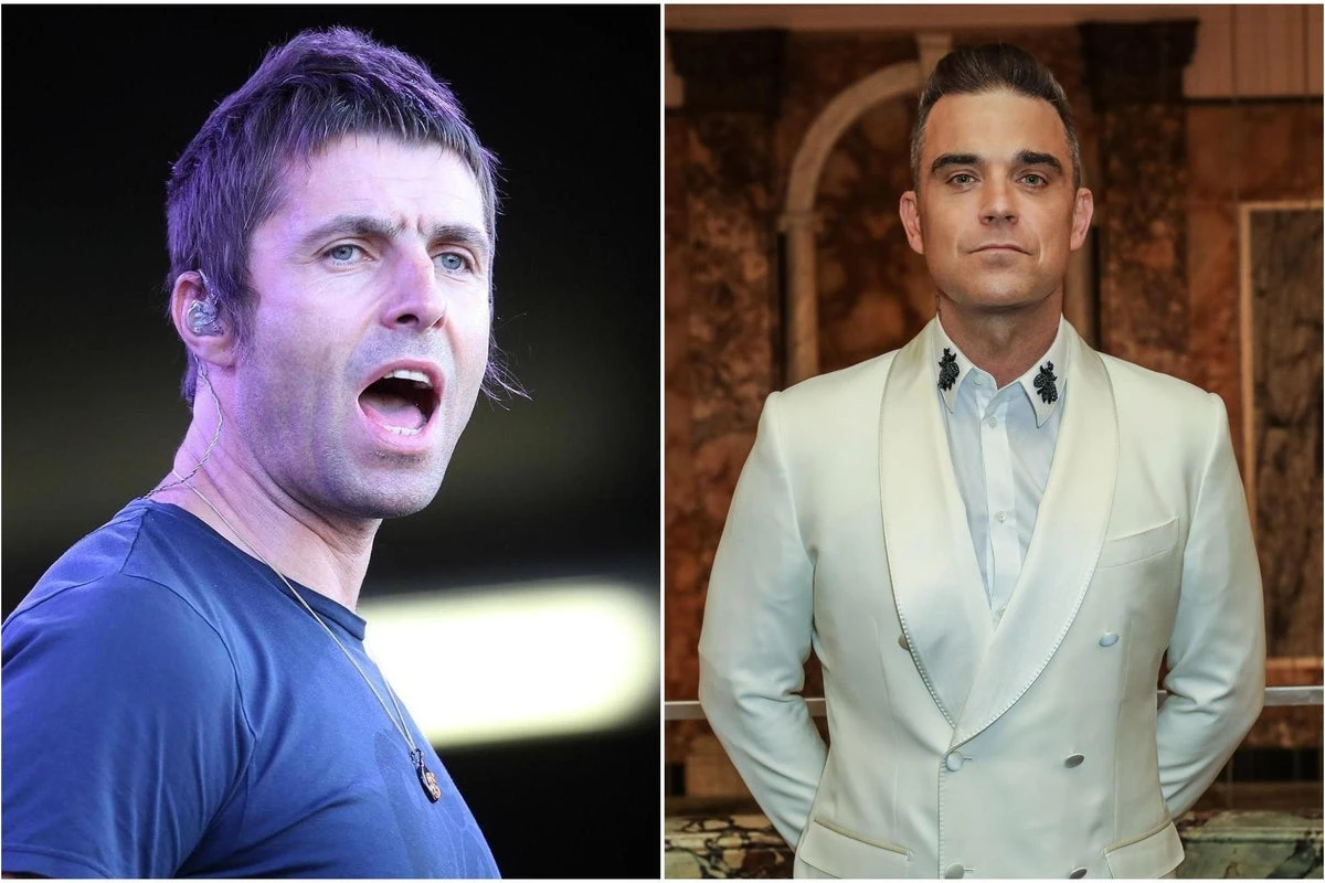 Robbie Williams sends Liam Gallagher a message after Soccer Aid praise