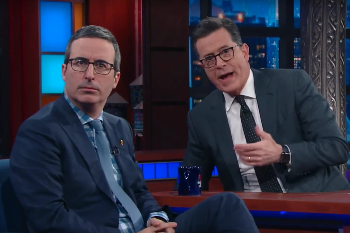 John Oliver mourns ‘incredibly sad’ cancellation of Colbert’s show