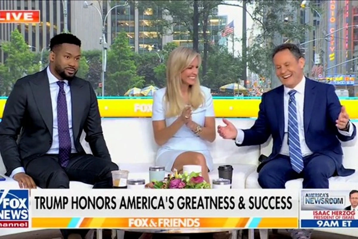 Fox & Friends gush over ‘fantastic’ producer of Trump’s military event