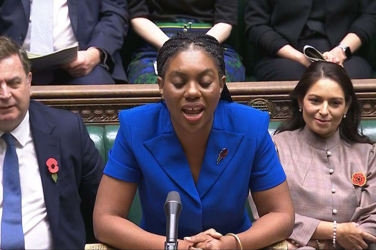 Kemi Badenoch slashes two points off Labour’s lead in her first week