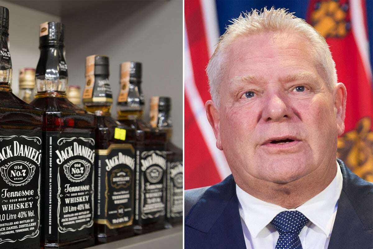 Canada to pull American booze from shelves as trade war escalates