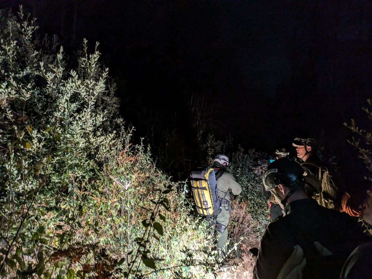 Gold panner rescued after two nights alone in California forest