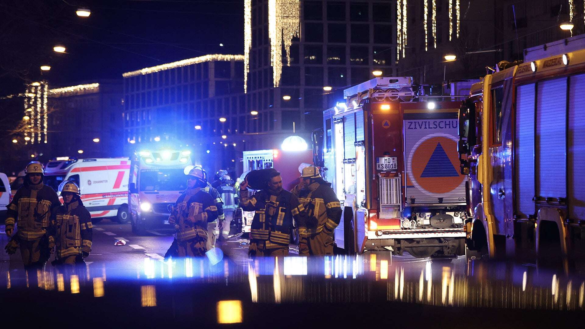 Watch live: Police scour scene of fatal German Christmas market attack