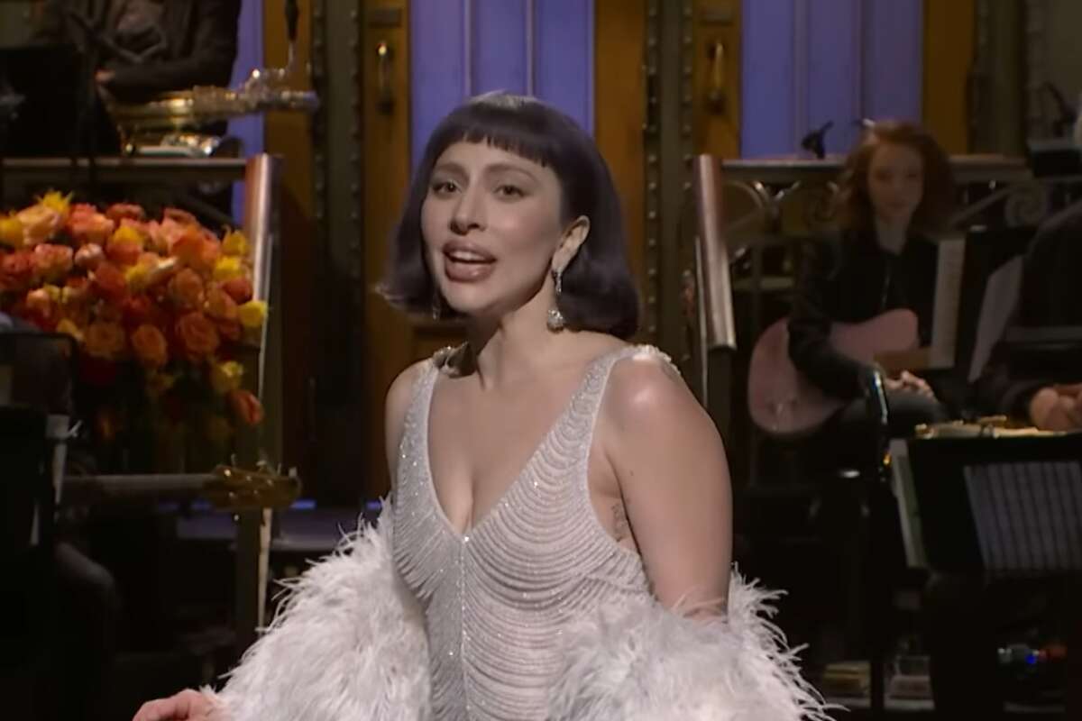 Lady Gaga makes savage dig at her own movie in SNL opening monologue